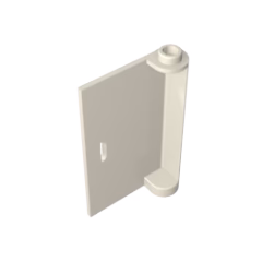 GOBRICKS GDS-1515 Door 1 x 3 x 4 Left - Open Between Top and Bottom Hinge - YWOBB