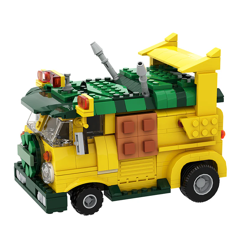GOBRICKS MOC 125660 Turtle Van Party Wagon TMNT - YWOBB