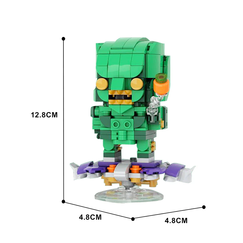 GOBRICKS MOC 95523 Green Goblin Brickheadz - YWOBB