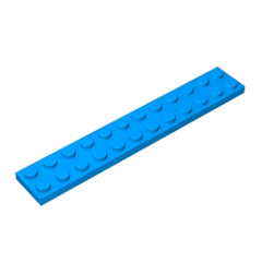 GOBRICKS GDS-515 Plate 2 x 12 - YWOBB