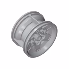 GOBRICKS GDS-1229 Wheel 43.2mm D. x 26mm Technic Racing Small 6 Pin Holes - YWOBB