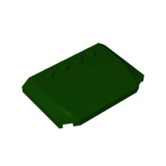 GOBRICKS GDS-1302 Wedge 4 x 6 x 2/3 Triple Curved - YWOBB