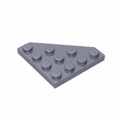 GOBRICKS GDS-554  Plate 4 x 4 Cut Corner - YWOBB
