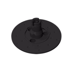 GOBRICKS GDS-1495  Steering Wheel Hub 3 Pin Holes Round - YWOBB