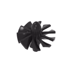 GOBRICKS GDS-1339 Engine Large Center 10 Blades - YWOBB