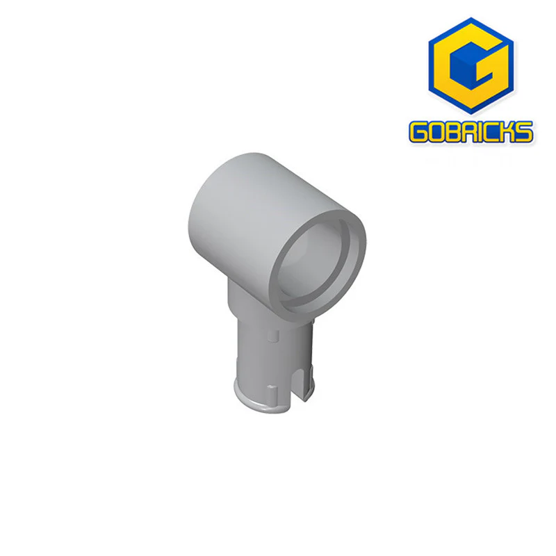 GOBRICKS GDS-925 Pin with Friction Ridges Lengthwise and Pin Hole - YWOBB