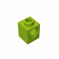 GOBRICKS GDS-622  Brick 1 x 1 with Hole - YWOBB