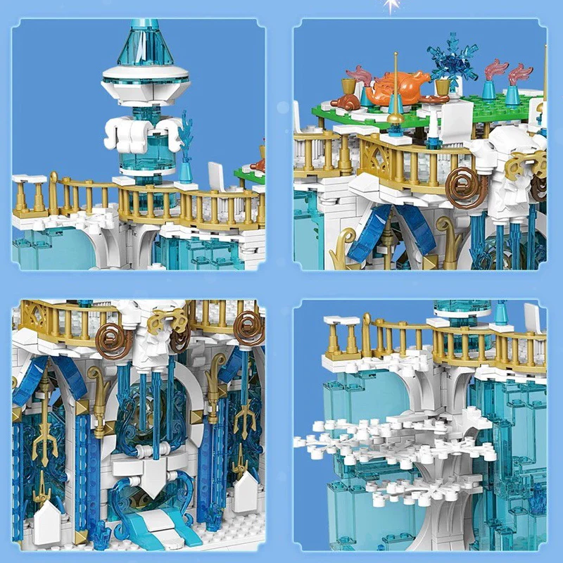 Mould King 11007 - 11010 Frozen Castle - YWOBB
