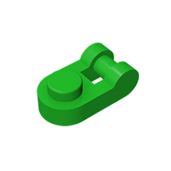 GOBRICKS GDS-1290 Round 1 x 1 with Bar Handle - YWOBB