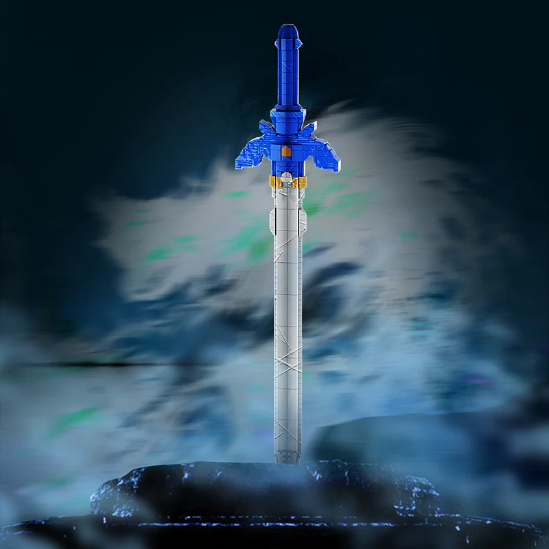 GOBRICKS MOC A0509 Zelda master sword middle model - YWOBB
