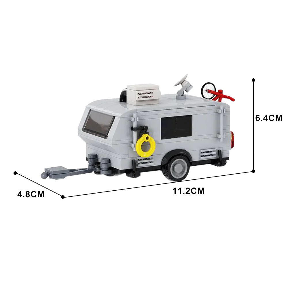 GOBRICKS MOC 129264 Travel Trailer 2.0 - YWOBB