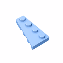 GOBRICKS GDS-548 Plate 4 x 2 Left - YWOBB