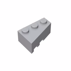GOBRICKS GDS-595 Wedge 3 x 2 Right - YWOBB