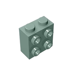 GOBRICKS GDS-1117 Modified 1 x 2 x 1 2/3 with Studs on Side - YWOBB