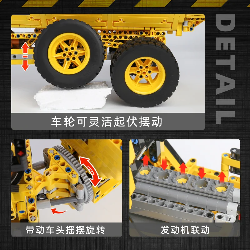 Mould King 17010 RC Engineering Series Dump Truck - YWOBB