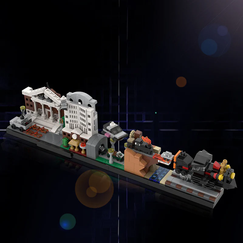 GOBRICKS MOC 19767 Back to the Future Skyline Architecture - YWOBB
