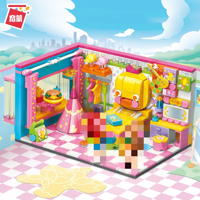 Qman 31013 Cherry Duckling Themed Room - YWOBB