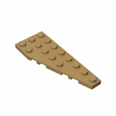 GOBRICKS GDS-553  Plate 8 x 3 Right - YWOBB