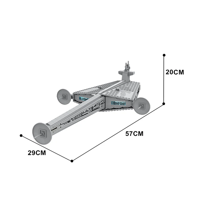 GOBRICKS MOC 97303 1:1455 Cantwell-class Arrestor - YWOBB