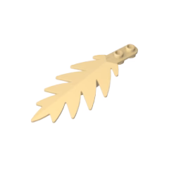 GOBRICKS GDS-1440 Plant Tree Palm Leaf Small 8 x 3 - YWOBB