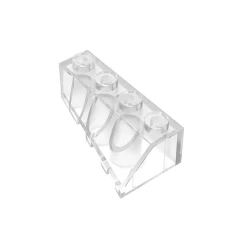 GOBRICKS GDS-1168 Wedge 4 x 2 Sloped Left - YWOBB