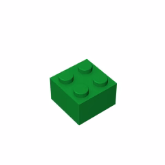 GOBRICKS GDS-540 Brick 2 x 2 - YWOBB