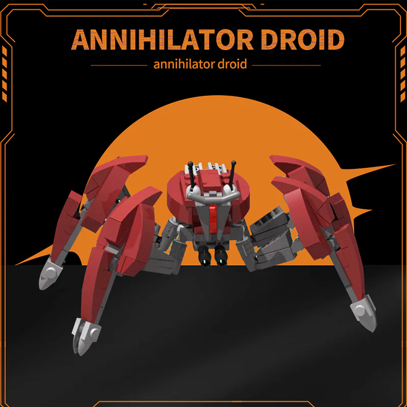 GOBRICKS MOC 140539 LM-432 Crab Droid 4-legs - YWOBB