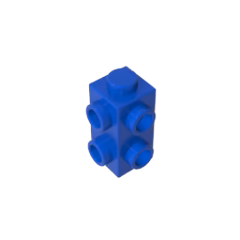 GOBRICKS GDS-90140 Modified 1 x 2 with Studs on 4 Sides - YWOBB