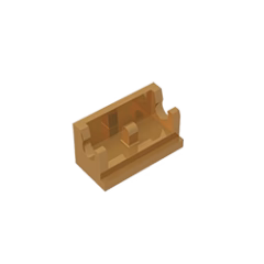 GOBRICKS GDS-829 Hinge Brick 1 x 2 Base - YWOBB