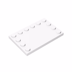 GOBRICKS GDS-757  Modified 4 x 6 with Studs on Edges - YWOBB