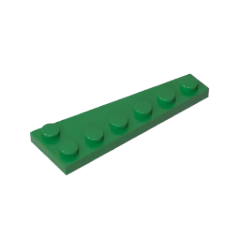 GOBRICKS GDS-2144 Wedge Plate 6 x 2 Left - YWOBB