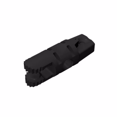 GOBRICKS GDS-1142 Hinge Cylinder 1 x 3 Locking with 1 Finger and 2 Fingers on Ends, 9 Teeth, without Hole - YWOBB