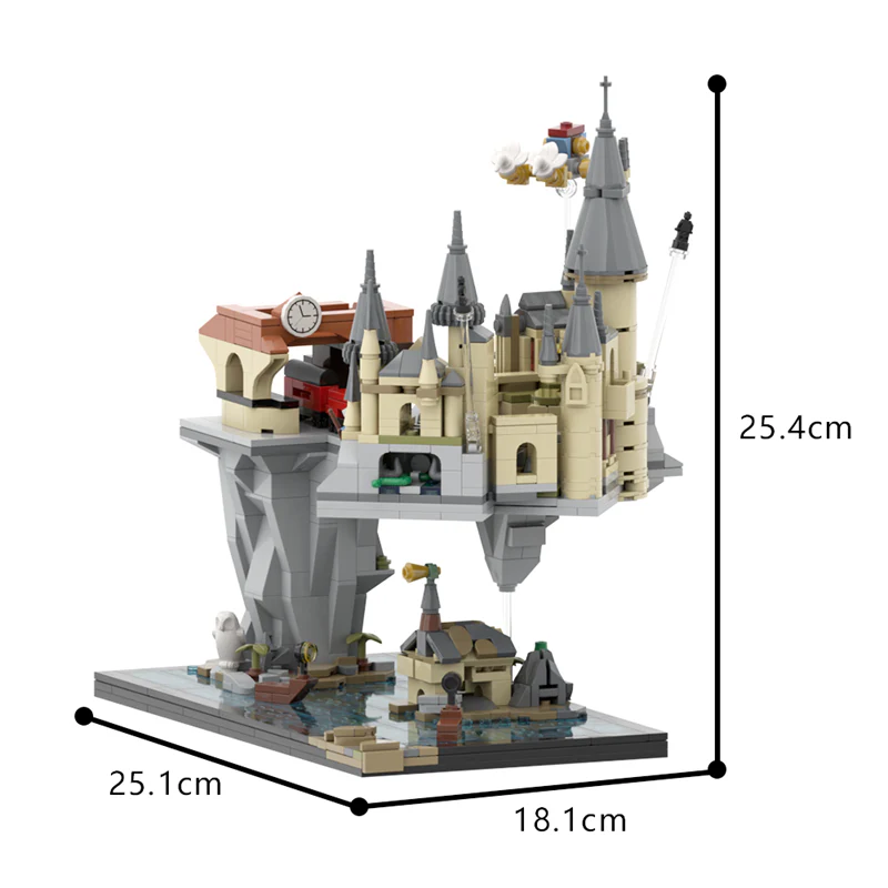GOBRICKS MOC A0665 Harry Potter - Hogwarts Magic Castle - YWOBB