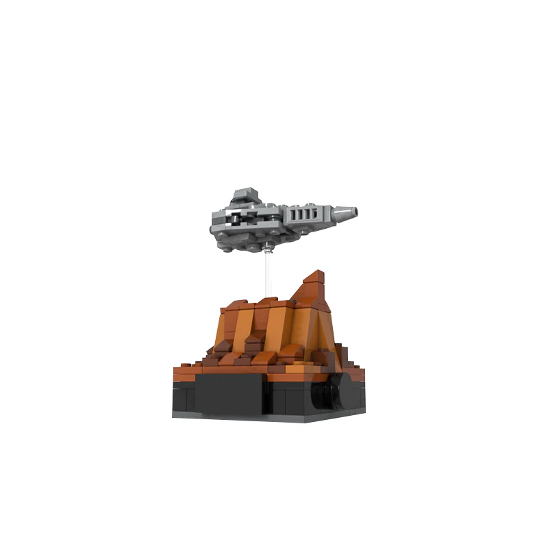 GOBRICKS MOC 149059 Ano Size JEDHA City Desktop Version : Rogue One - YWOBB