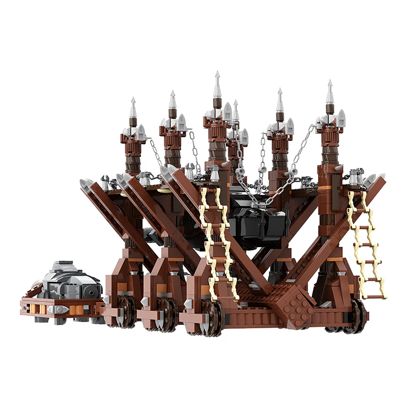 GOBRICKS MOC 135811 Battering ram-Grond - YWOBB