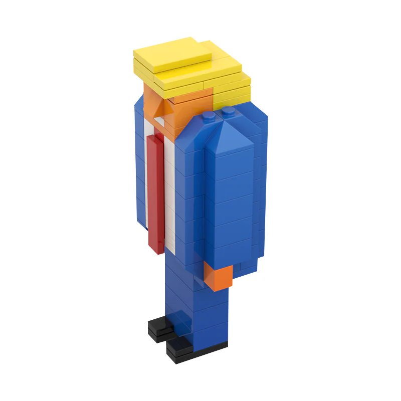 GOBRICKS MOC 185294 Donald Trump - YWOBB