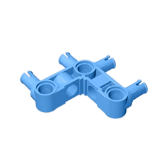 GOBRICKS GDS-1005 Pin Connector Perpendicular 3 x 3 Bent with 4 Pins - YWOBB