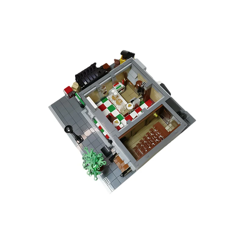 GOBRICKS MOC 162822 Peter Parker's Apartment Modular Building - YWOBB
