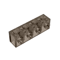 GOBRICKS GDS-637  Modified 1 x 4 with 4 Studs on  Side - YWOBB