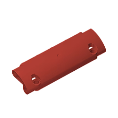 GOBRICKS GDS-1010 Panel Curved 11 x 3 with 2 Pin Holes through Panel Surface - YWOBB