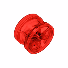 GOBRICKS GDS-1231 Wheel 30.4mm D. x 20mm with No Pin Holes and Reinforced Rim - YWOBB