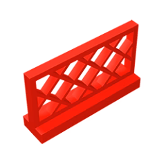 GOBRICKS GDS-882 Fence 1 x 4 x 2 - YWOBB