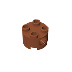 GOBRICKS GDS-1054 Round 2 x 2 with Pin Holes - YWOBB