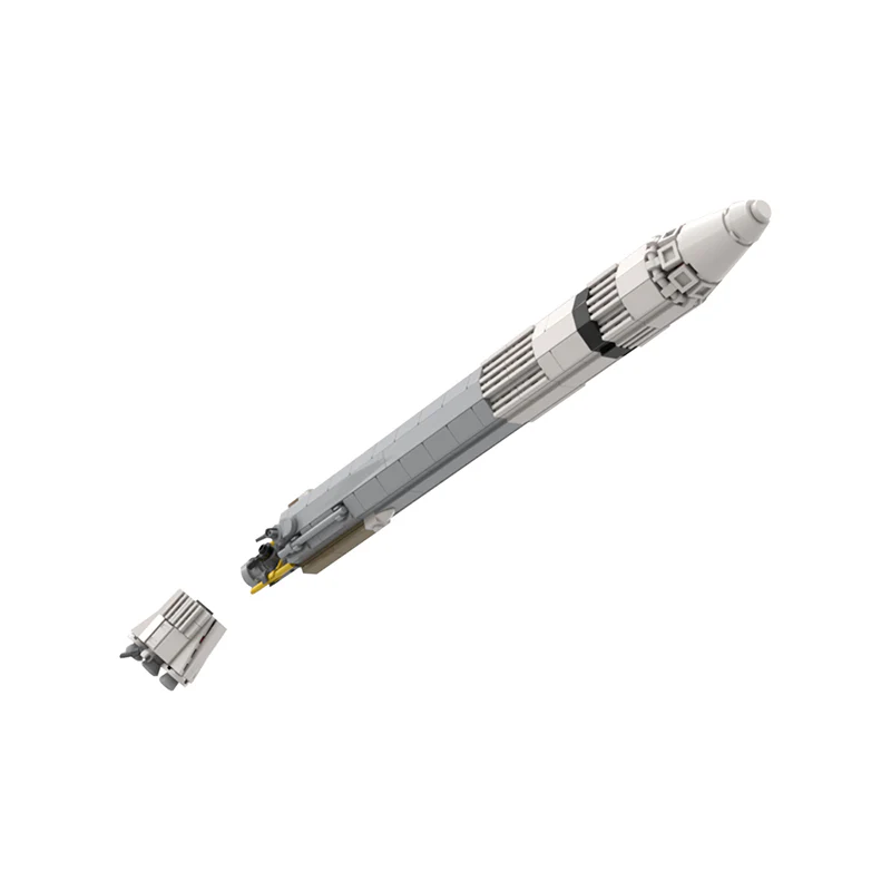 GOBRICKS MOC 81817 1:110 Scale Convair Atlas-Centaur SLV-3D - YWOBB