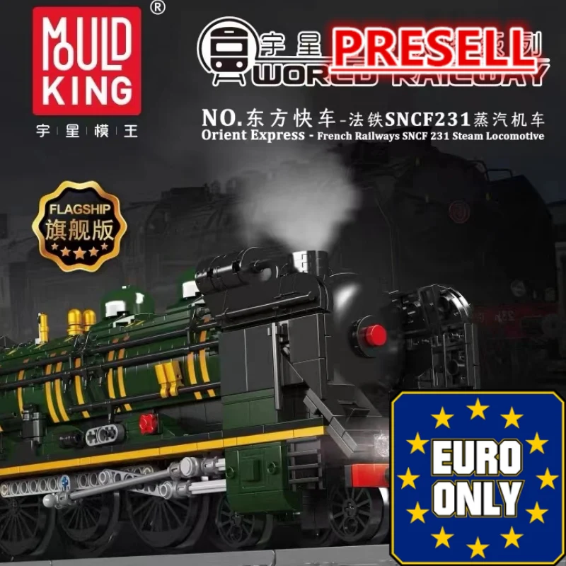 Mould King 12025 Orient Express-French Railways SNCF 231 Steam Locomotive OVP EU Warehouse Version - YWOBB