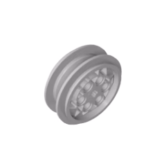 GOBRICKS GDS-1579 Wheel 43.2mm D. x 18mm - Flush Axle Stem - YWOBB