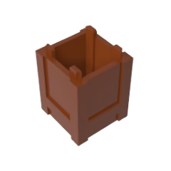 GOBRICKS GDS-M283 Container Box 2 x 2 x 2 - Top Opening - YWOBB