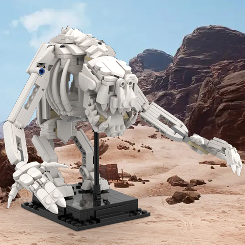 GOBRICKS MOC 114820 Rancor Skeleton -  Dinosaur Fossils - YWOBB