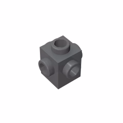 GOBRICKS GDS-650  Modified 1 x 1 with Studs on 4 Sides - YWOBB