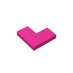 GOBRICKS GDS-567 Tile 2 x 2 Corner - YWOBB
